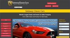 Desktop Screenshot of gatewayclassiccars.com